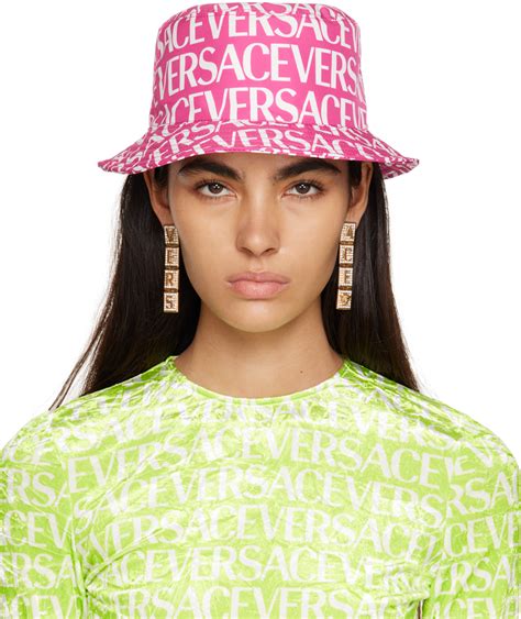 pink versace hat|Versace pink.